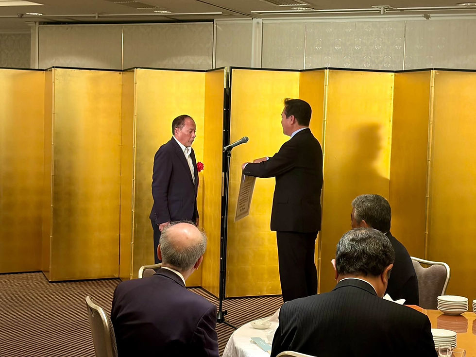 戸田師範が愛媛県議会スポーツ振興議員連盟賞を受賞しました