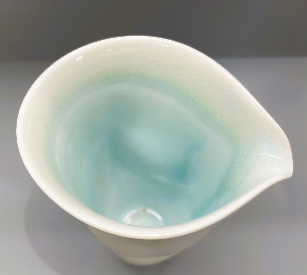 Thumbnail: White Porcelain "Mark of the Maker"Jug.