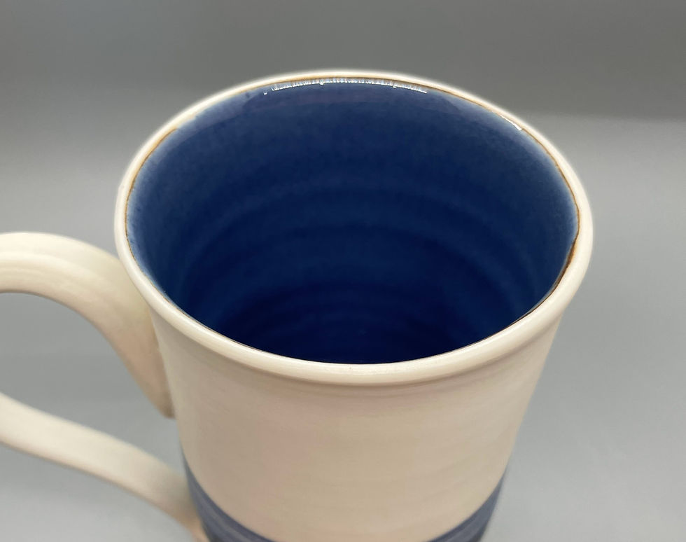 Thumbnail: Mug -  Cobalt Blue Nerikomi Mug.