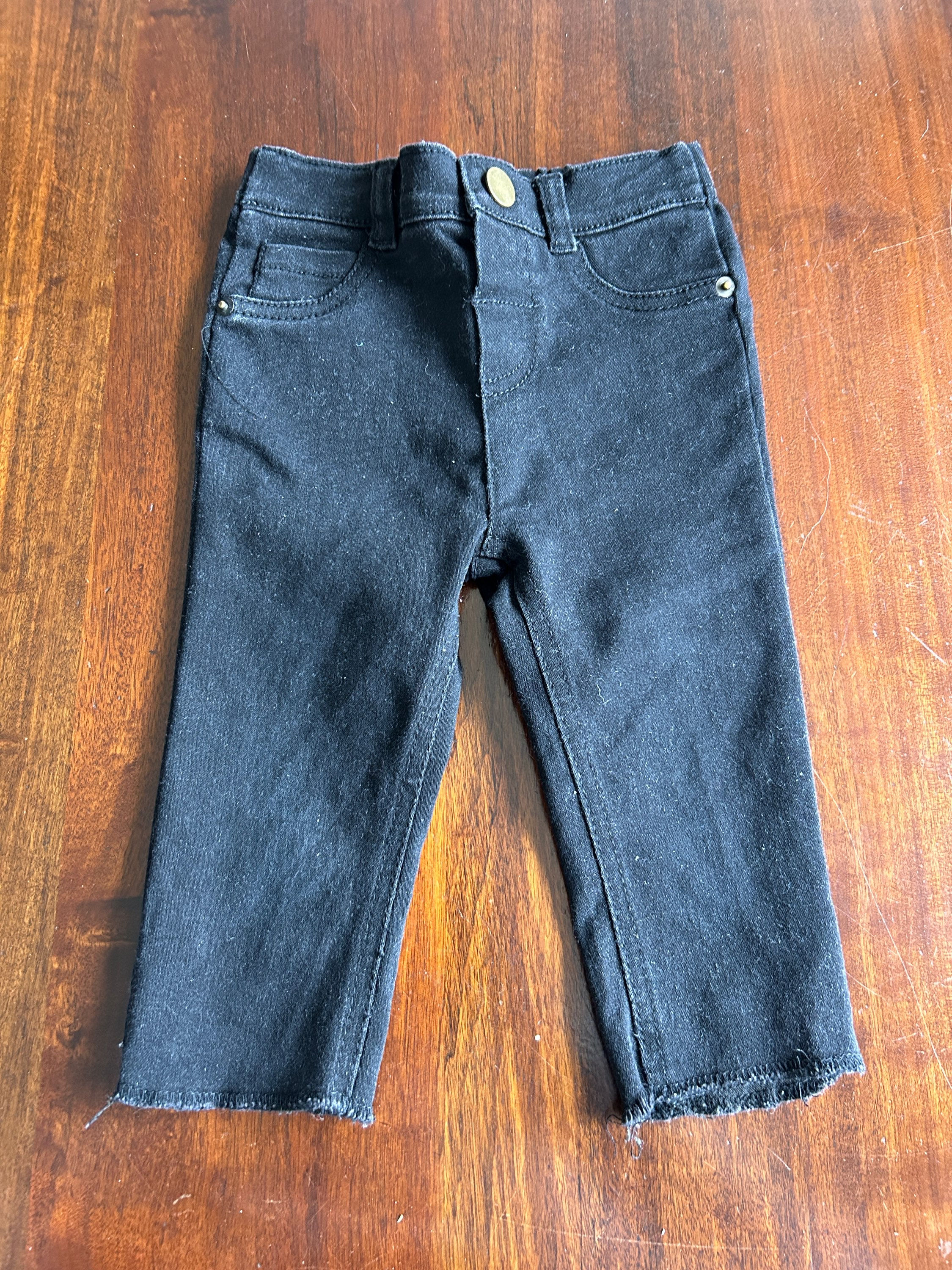 Cuddlesome Black Denim, 3-6M