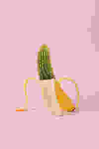 cactus peeling away like banana