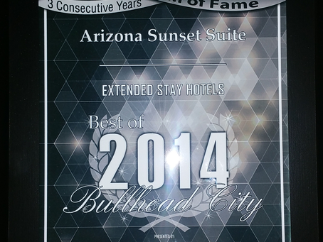 2014 Bullhead City Business Hall of Fame Award