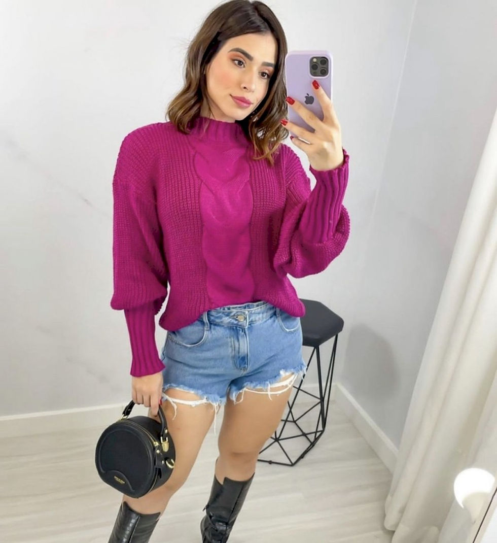 Miniatura: Blusa tricô