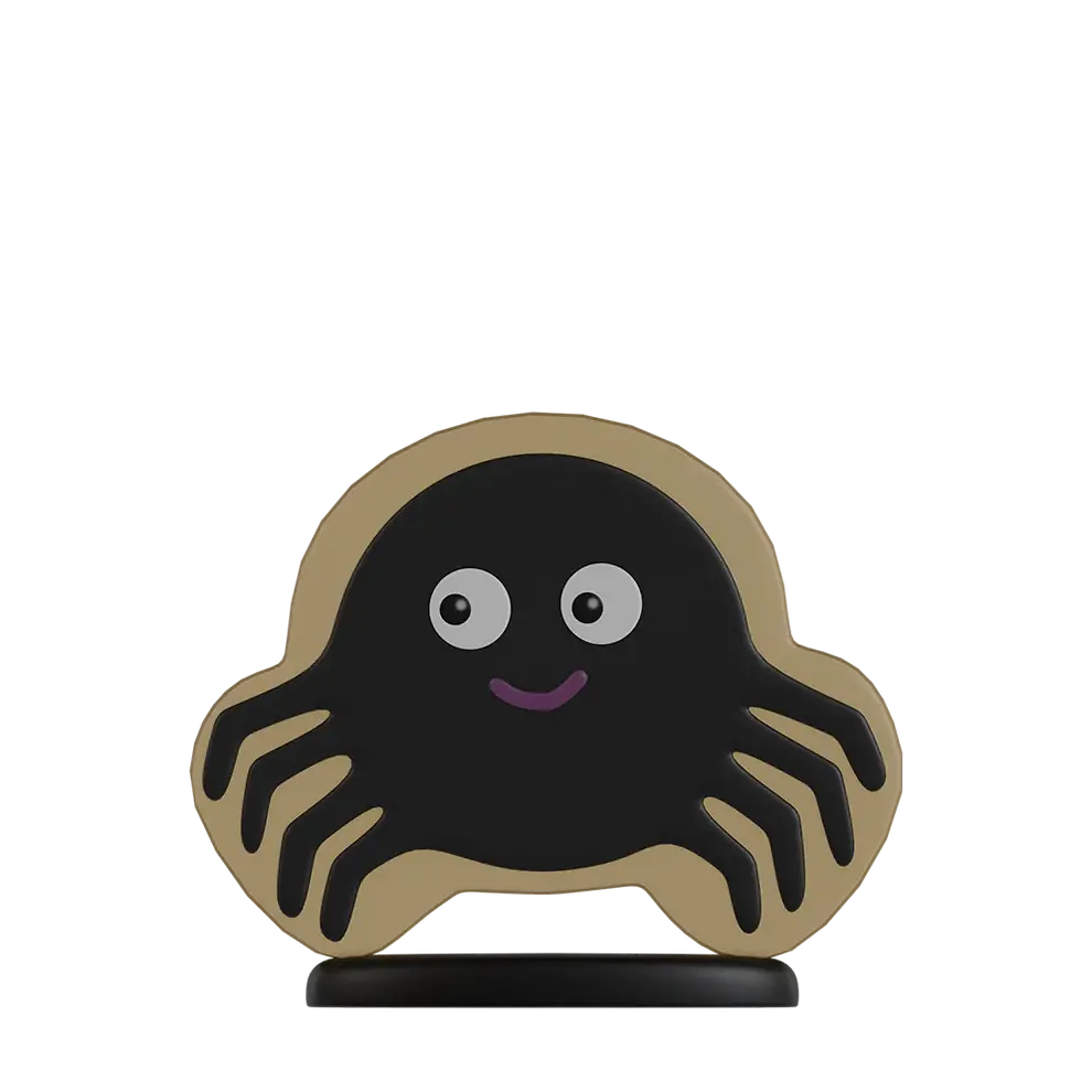 Spider Spooky Cookie halloween decor