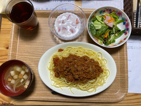 誰しも❓だーいすき
ミートソースで~す!
みんな大満足よね~~