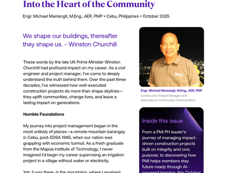 From building communities to building the future • October 2025 Newsletter