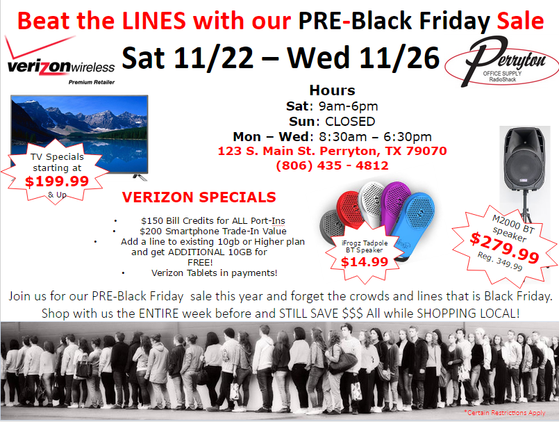 Perryton Office Supply Radio Shack Black Friday Texas Perryton Office Supply Radio Shack Black Friday Texas Ochiltree Chamber Of Commerce