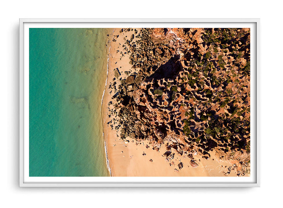 Thumbnail: Eco Beach - Western Australia - Fine Art Print - White Frame