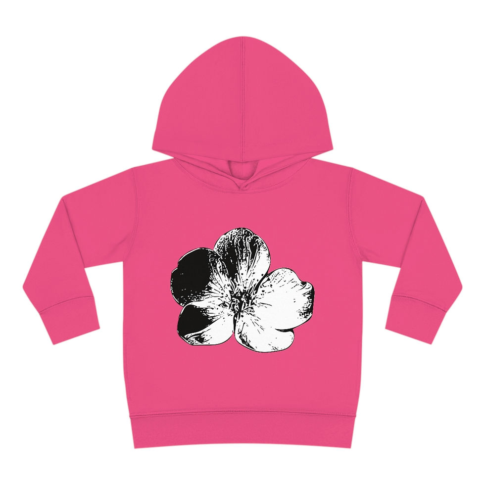 Thumbnail: Aqpik Flower Toddler Pullover Fleece Hoodie