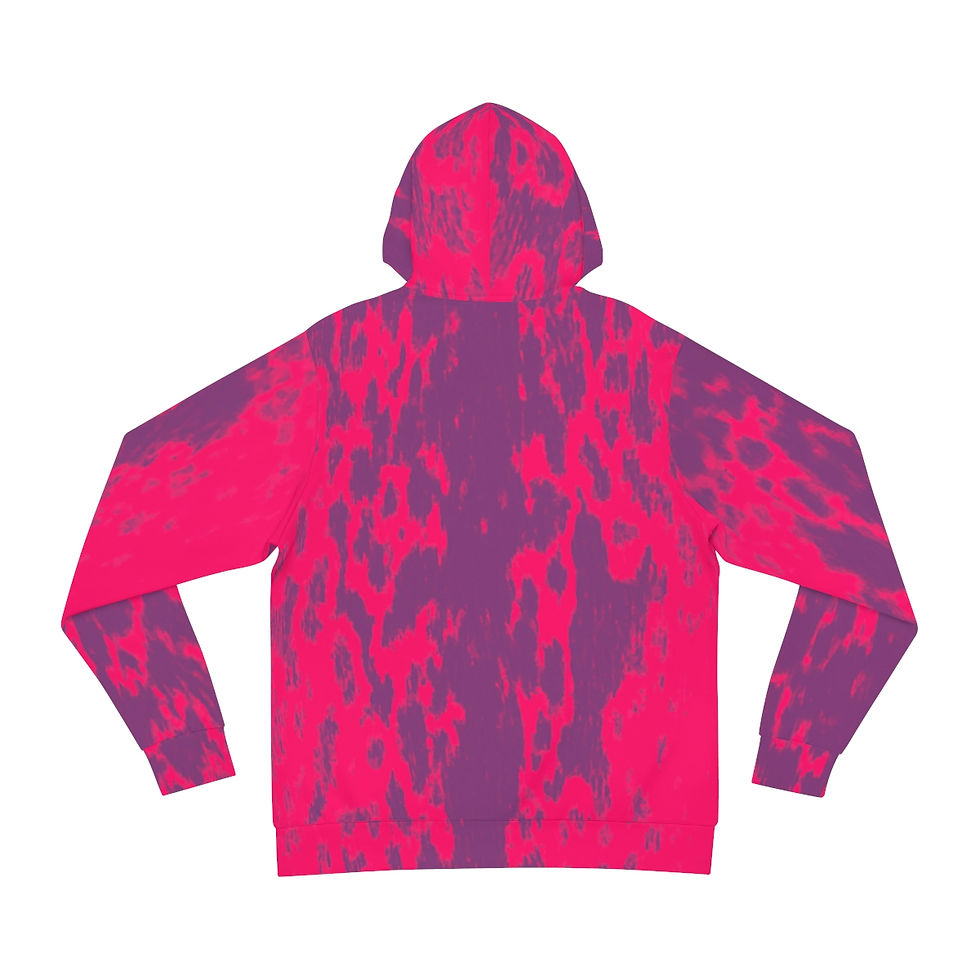 Thumbnail: Hot Pink Natchiq AOP Fashion Hoodie
