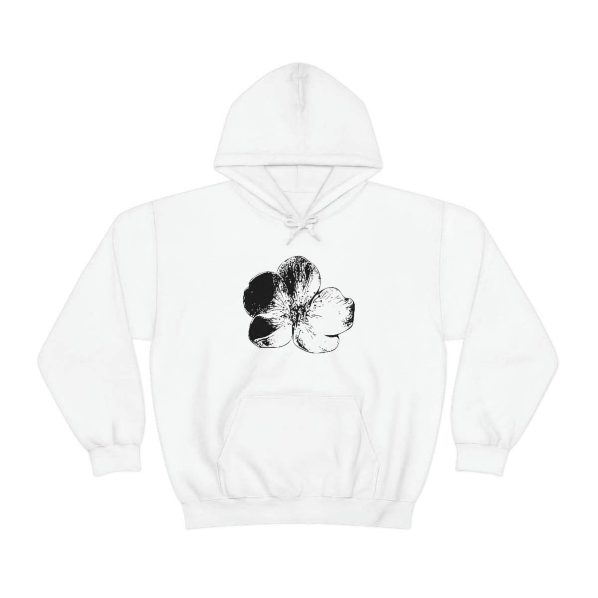 Aqpik Flower Heavy Blend™ Hooded Sweatshirt