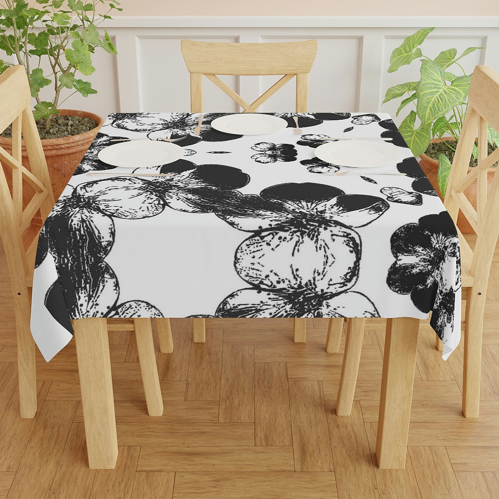 Thumbnail: Aqpik Flower Tablecloth