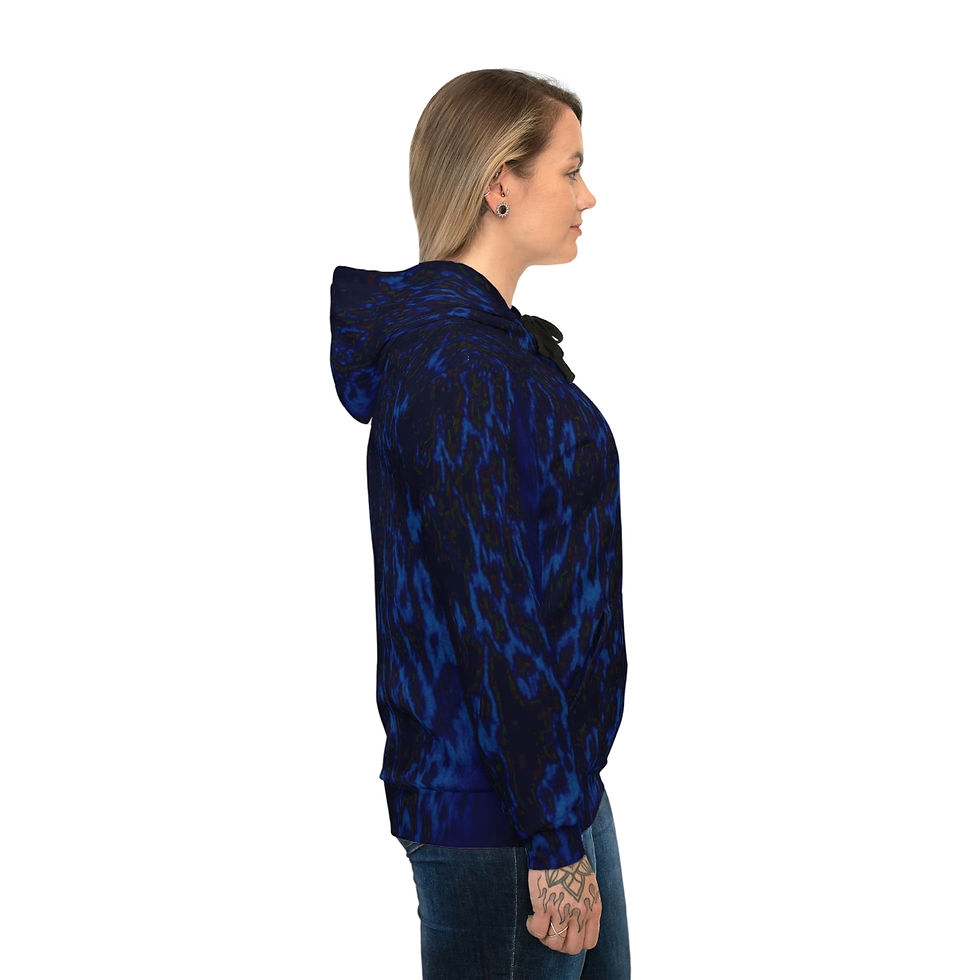Thumbnail: Navy Natchiq Athletic Hoodie (AOP)