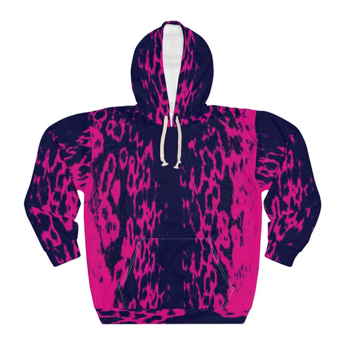 Hot Pink Natchiq Pullover Hoodie (AOP) | Patuk's Pieces