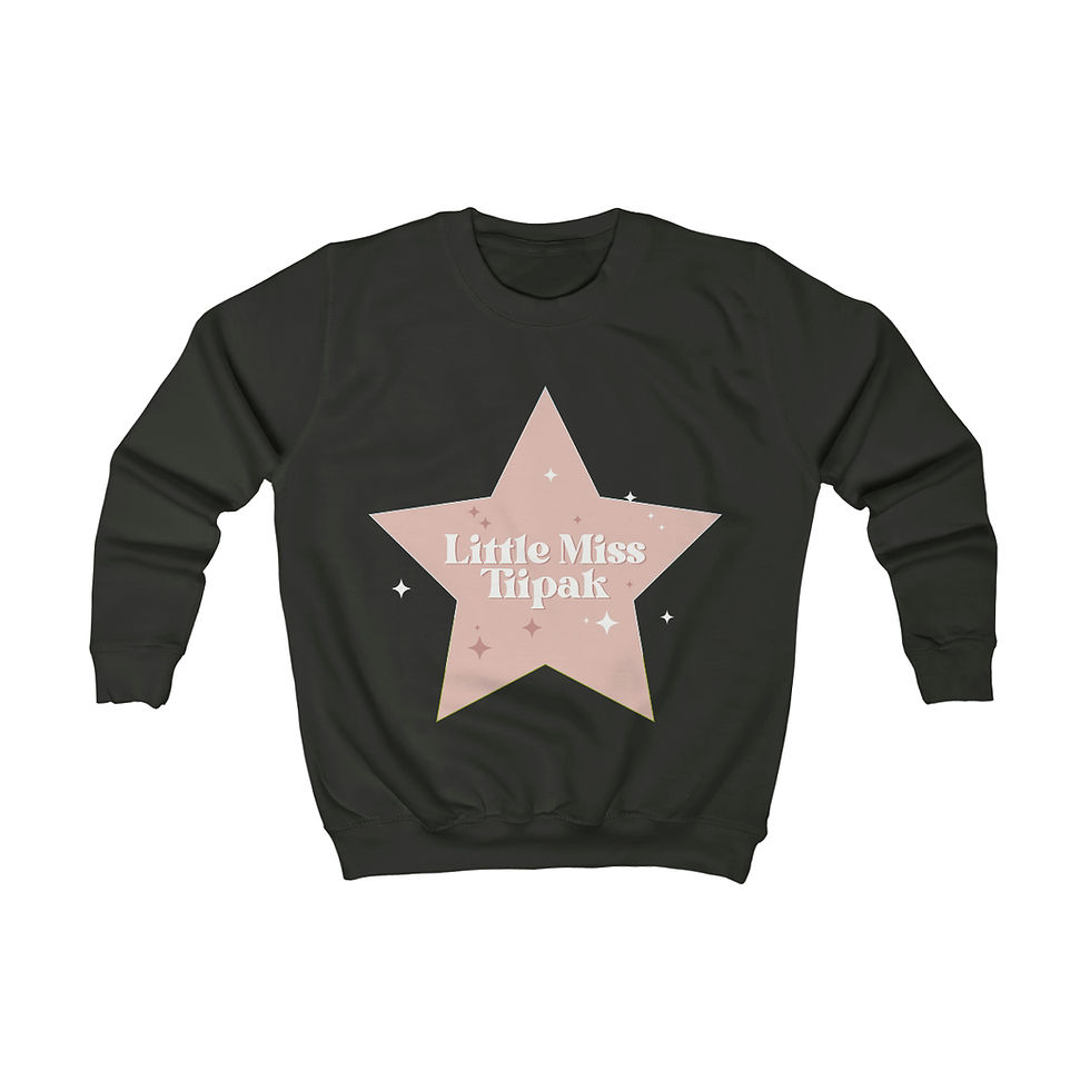 Thumbnail: Lil Miss Tiipak Kids Sweatshirt
