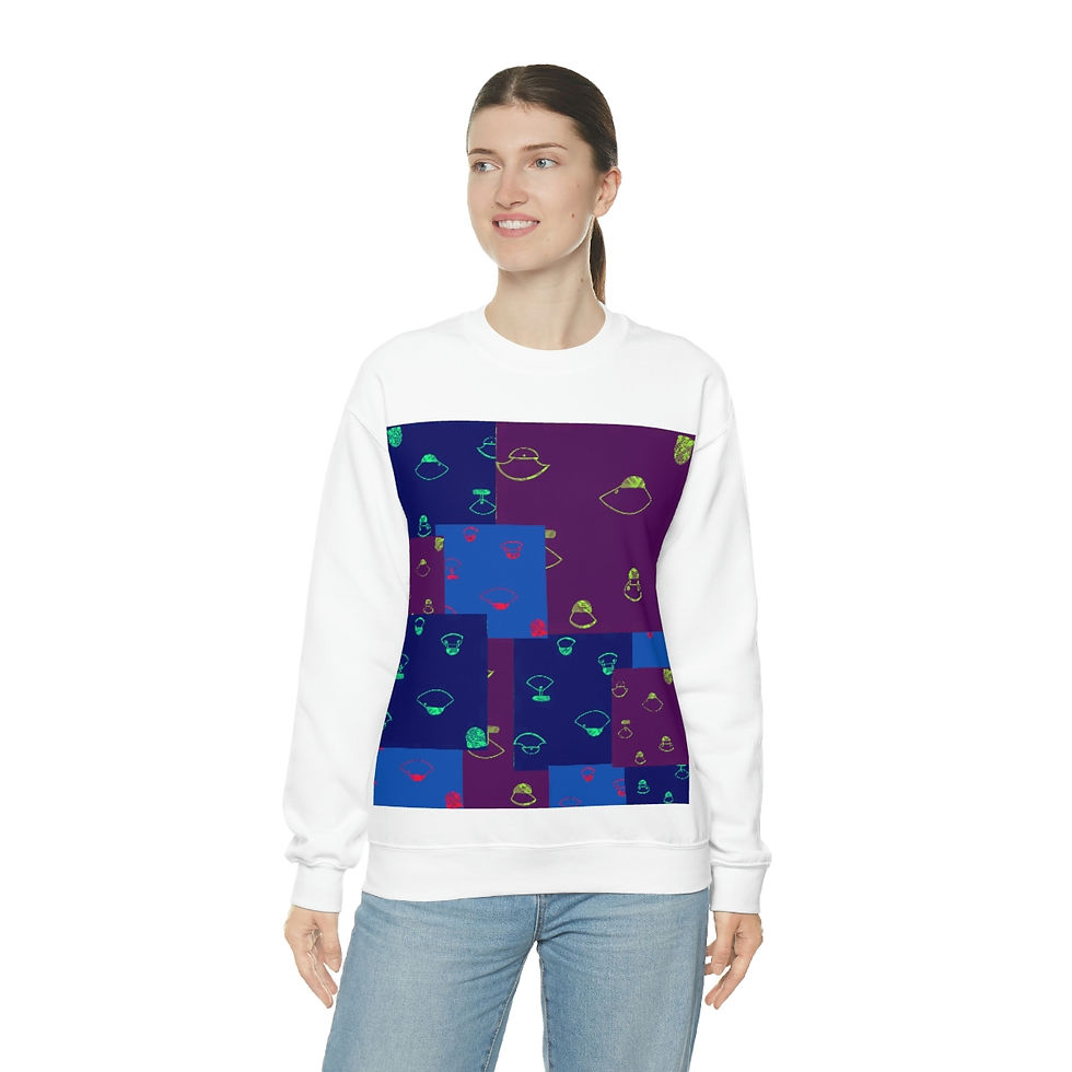 Thumbnail: Ulu Quilt Heavy Crewneck Sweatshirt