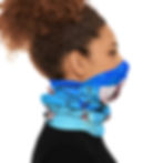 Thumbnail: Blue Poppy Ulu Tube Scarf