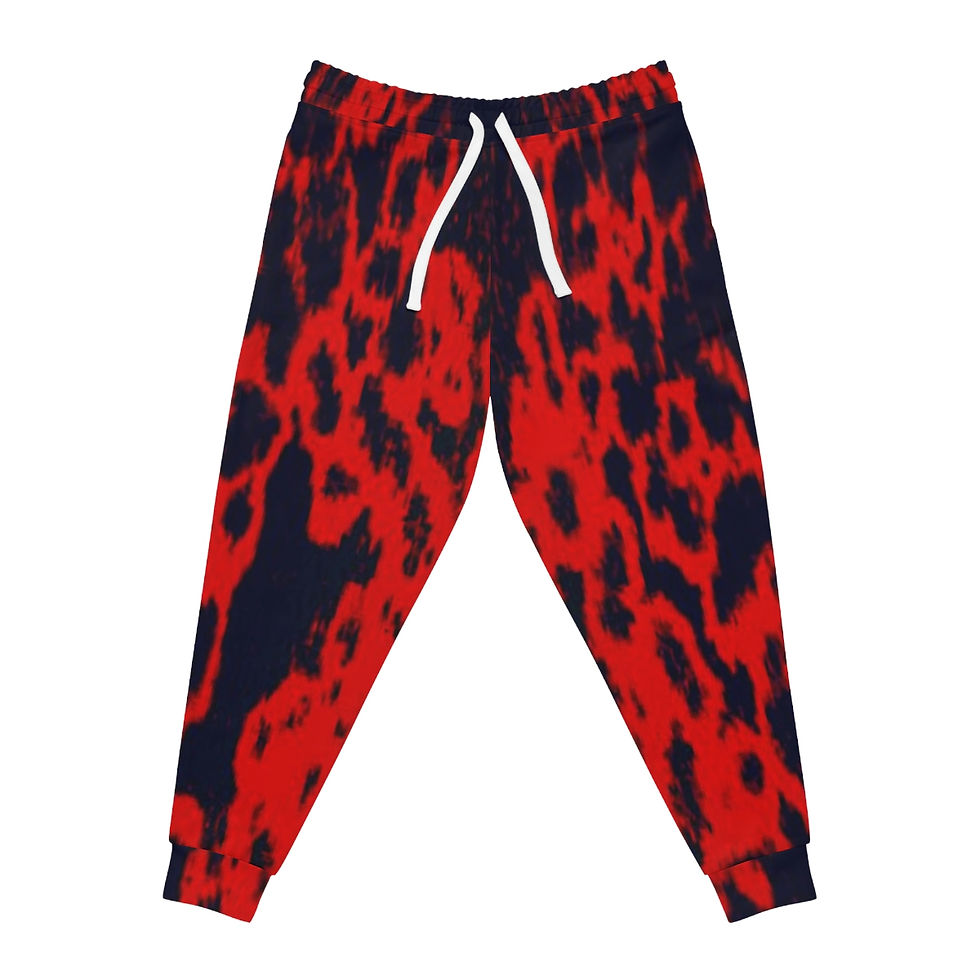 Thumbnail: Red Hot Natchiq Athletic Joggers (AOP)