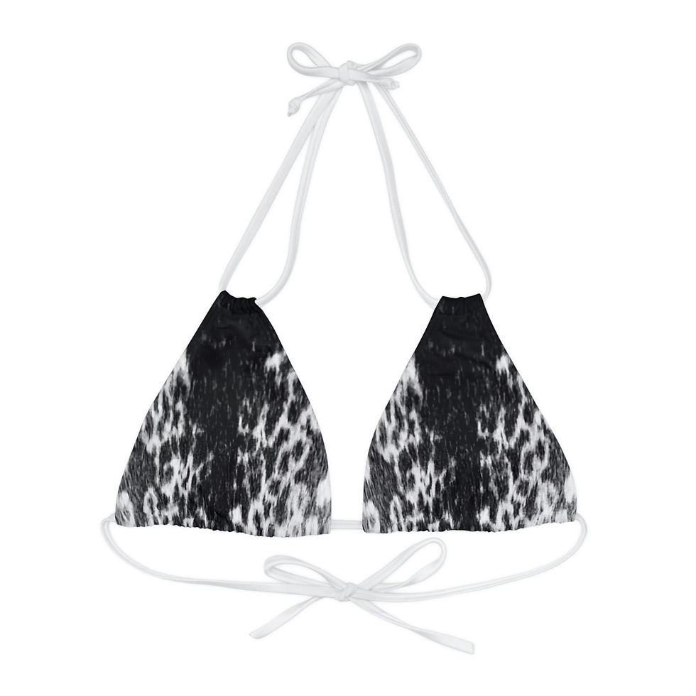Wet Natchiq Strappy Triangle Bikini Top
