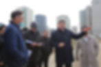 B.Munkhbaatar, Minister of Construction and Urban Development visiting a project in the 9th khoroo of Sukhbaatar district. (MCUD)