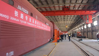 Border port records huge jump in freight trains from China to Europe crossing Mongolia