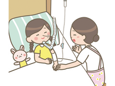 子どもの胃管挿入中のケアについて