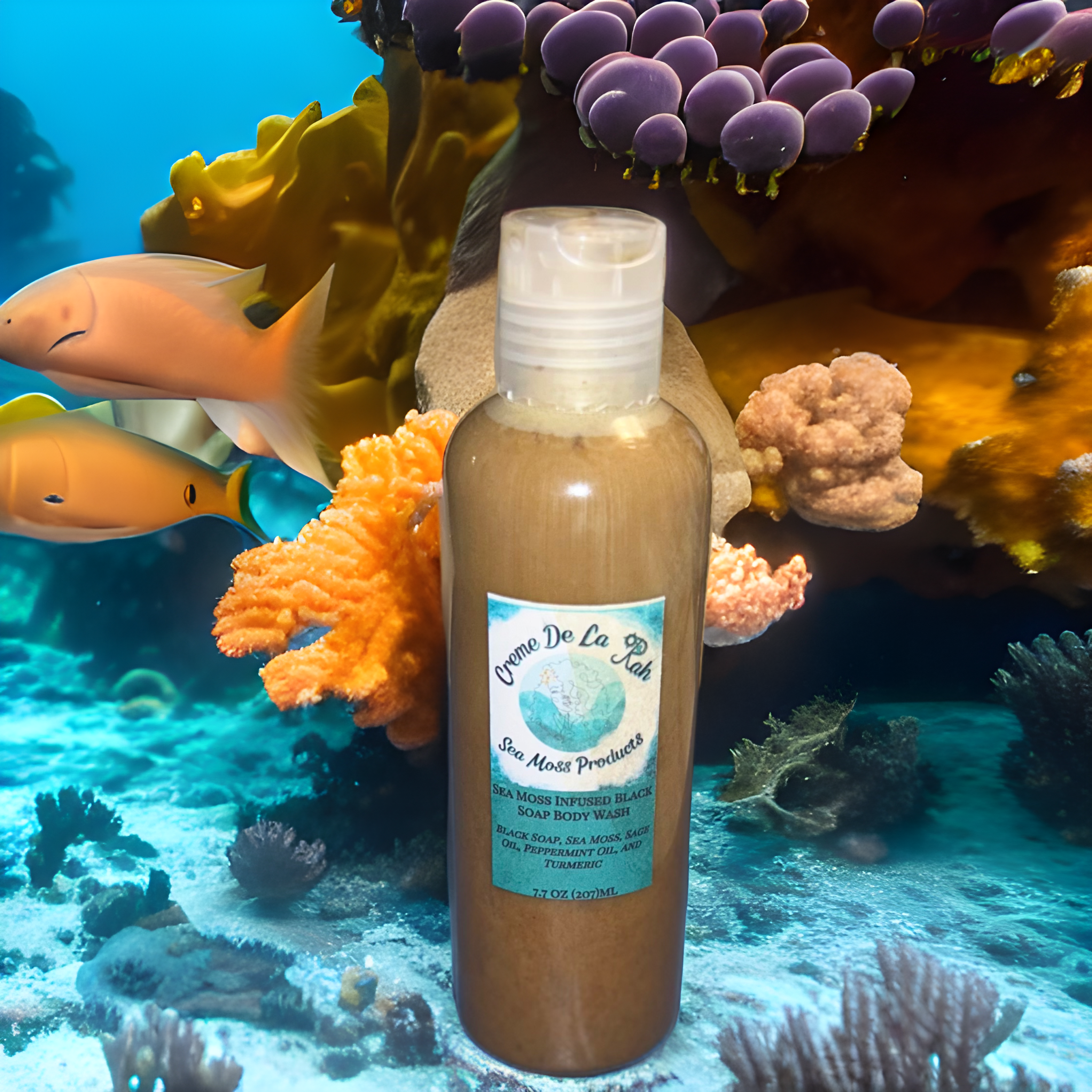 Black Soap Sea Moss Body Wash