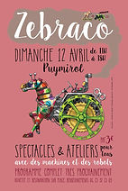 illustration affiche zebraco 2015