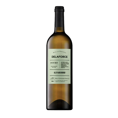 Bottle of Delaforce Alvarinho, a white wine from Portugal's Douro region