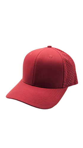 HY002 six panel baseball cap laser | www.heyaheadwear.com