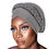 Thumbnail: PRE-TIED Women African Turban With Rose Braided Knot Bonnet Beanie Cap Headwrap