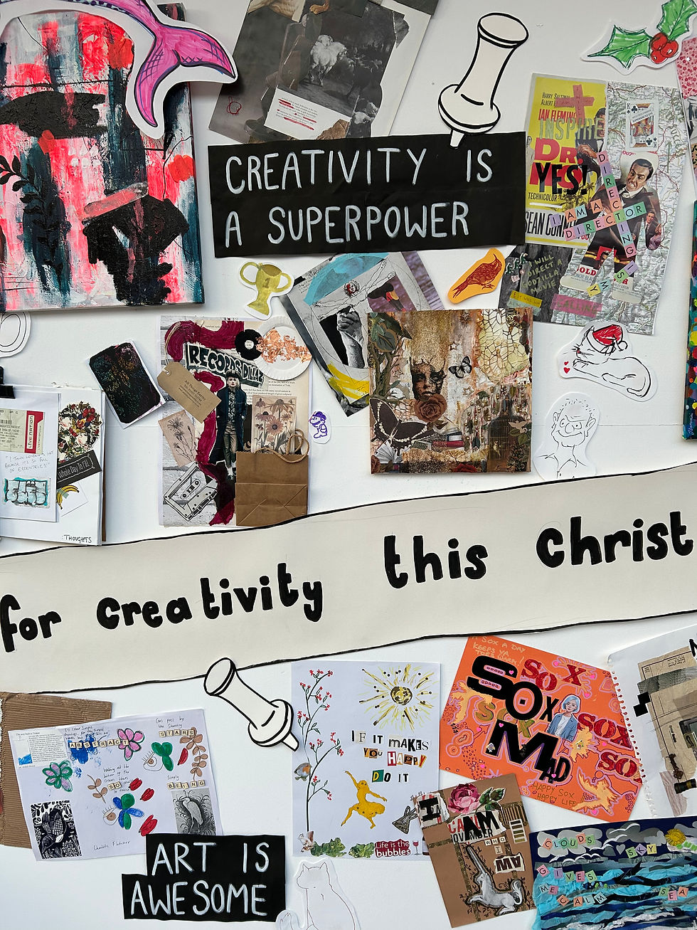 View of Creative Club exhibition at The Art House