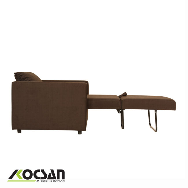 Sevde tekli refakatçi koltuğu koyu kahverengi 8