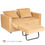 Thumbnail: Sevde Double Sofa with Twin Bed