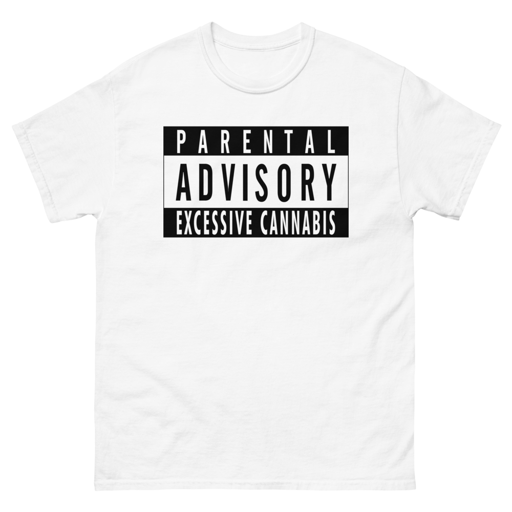 Parental Advisory Excessive Cannabis Adult T-Shirt
