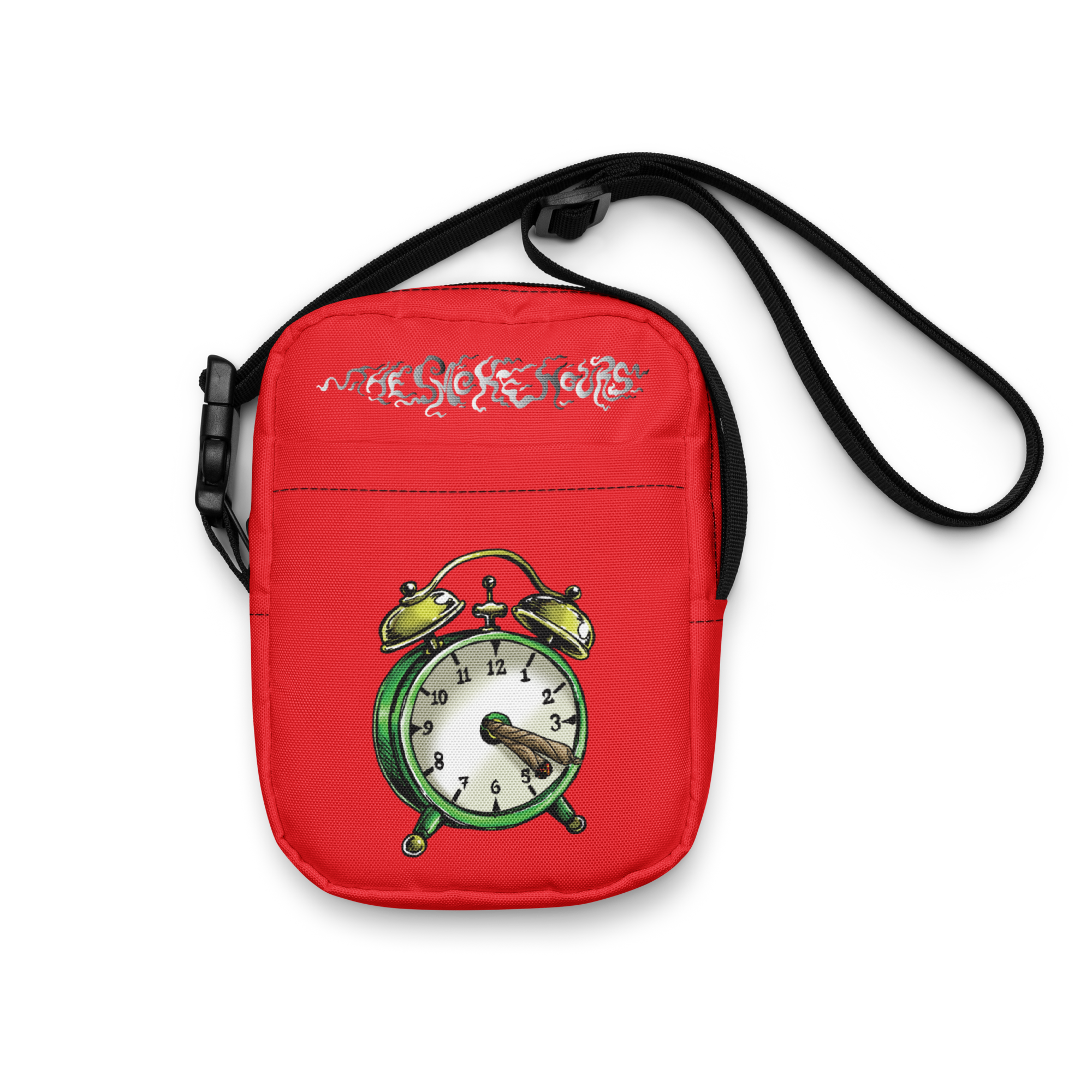 The Smoke Hours "Clock" - $plifftility Bag (Red)