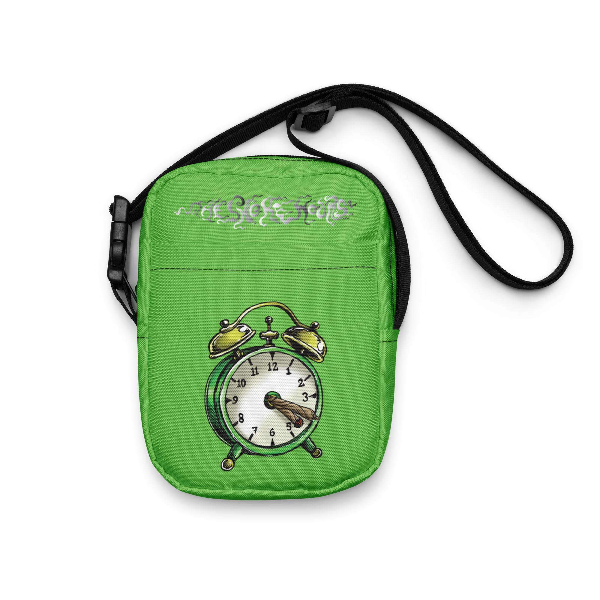 The Smoke Hours "Clock" - $plifftility Bag (Green)