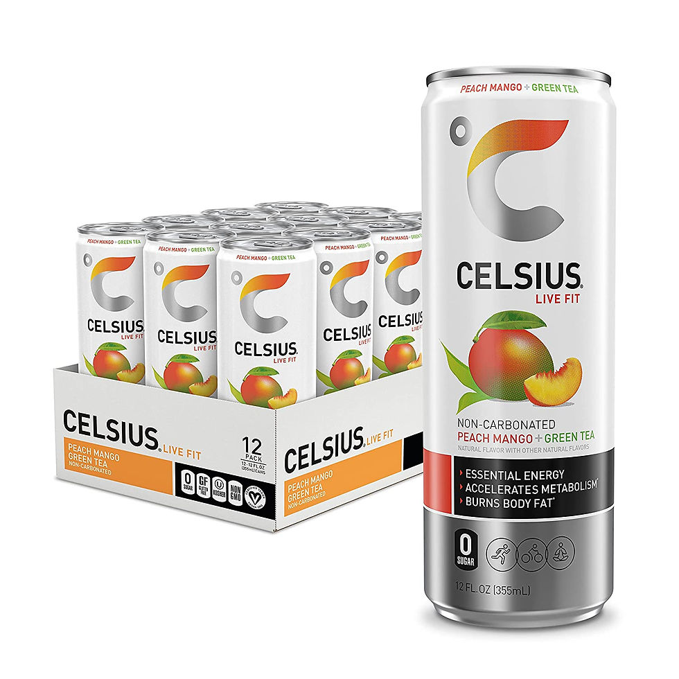 CELSIUS Peach Mango Green Tea