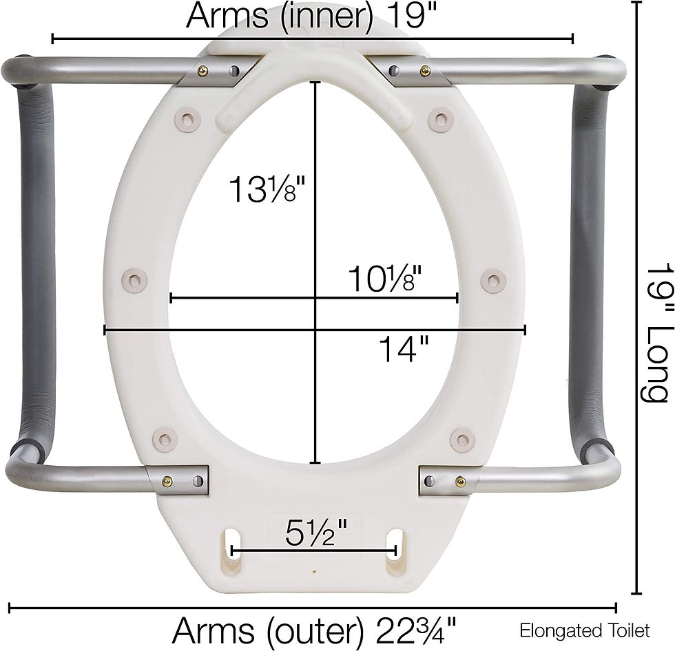 Essential Medical Supply Elevated Toilet Seat