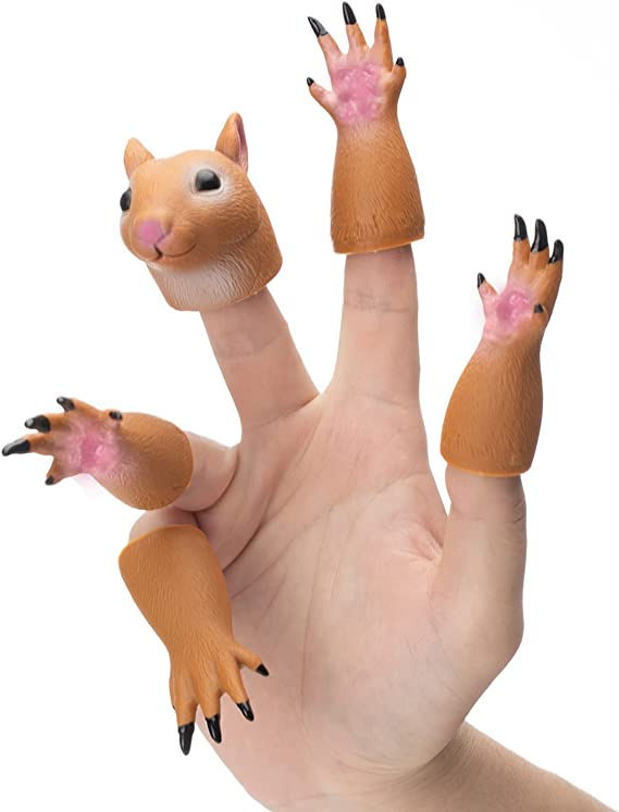 Animal Squirrel Finger Toys