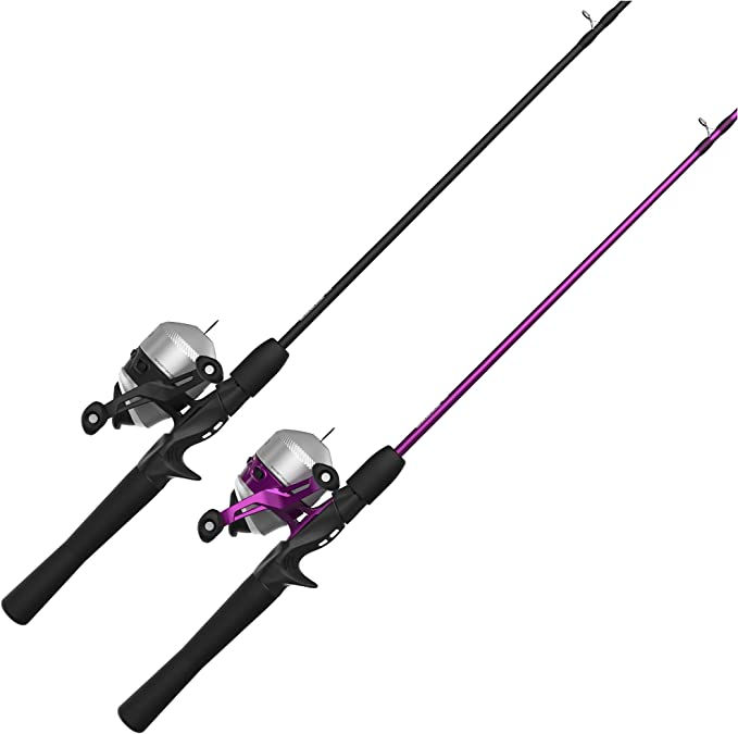 Zebco 33 Spincast Reel and 2 Piece Rod Combo