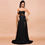 Miniatura: Black High Slit Gown