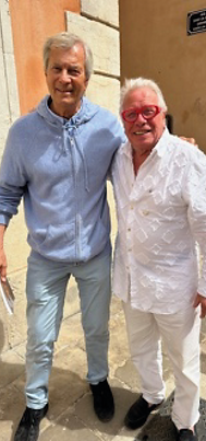 Vincent Bolloré and Gérard Le Roux