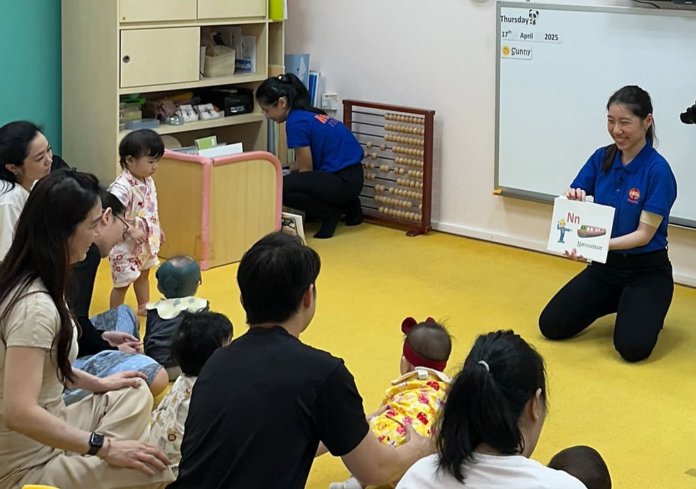 What happens in a Heguru Education brain training enrichment class for babies and young children