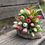 Thumbnail: Mixed pink tulip bridal bouquet with soft green acacia