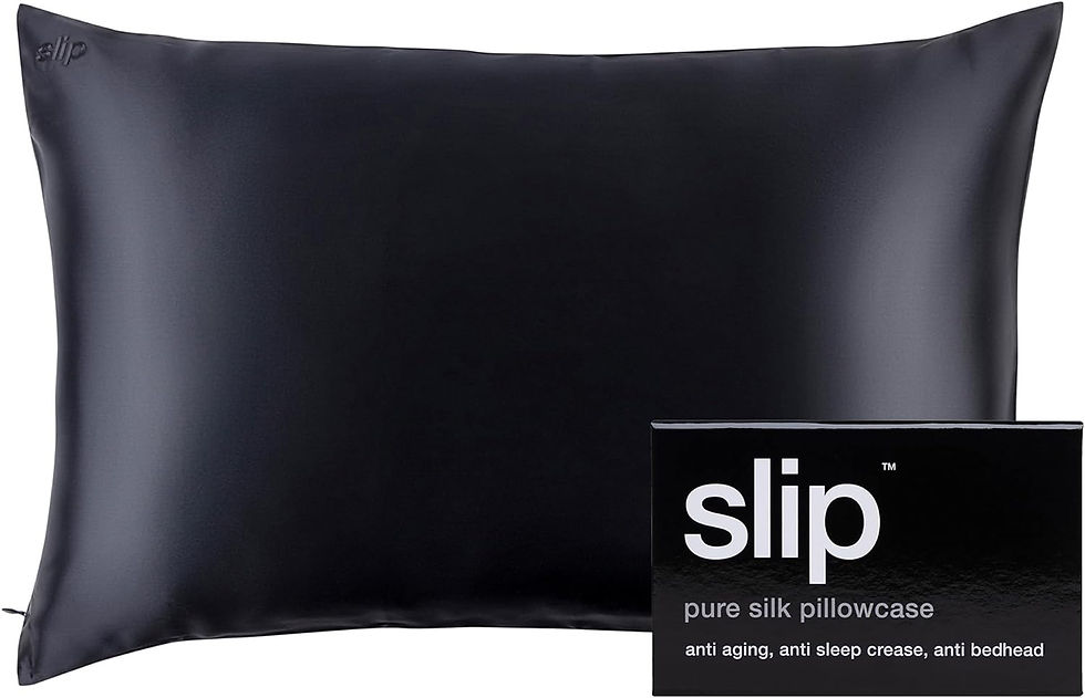 Silk Slip Pillowcase Navy Blue, Multiple Colors, Link Attached