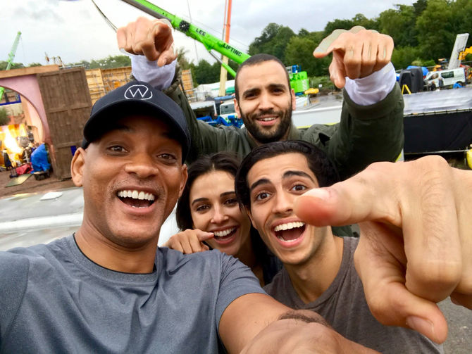 Will Smith Announces Aladdin Filming