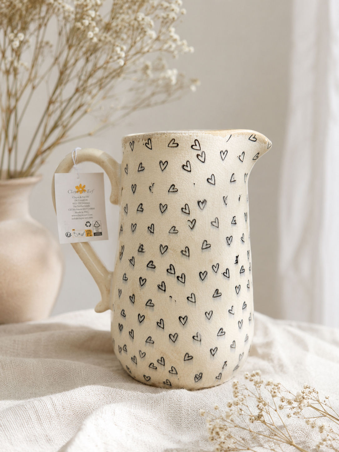 Carafe élégante pour eau, fleurs ou décoration