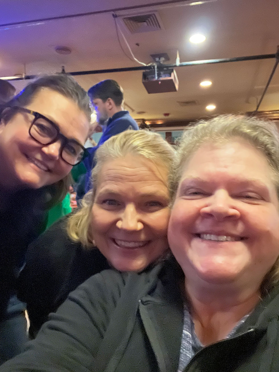 2026 Connollys Pub Peggy Brown Reia and Jenny Jalava photo by Peggy