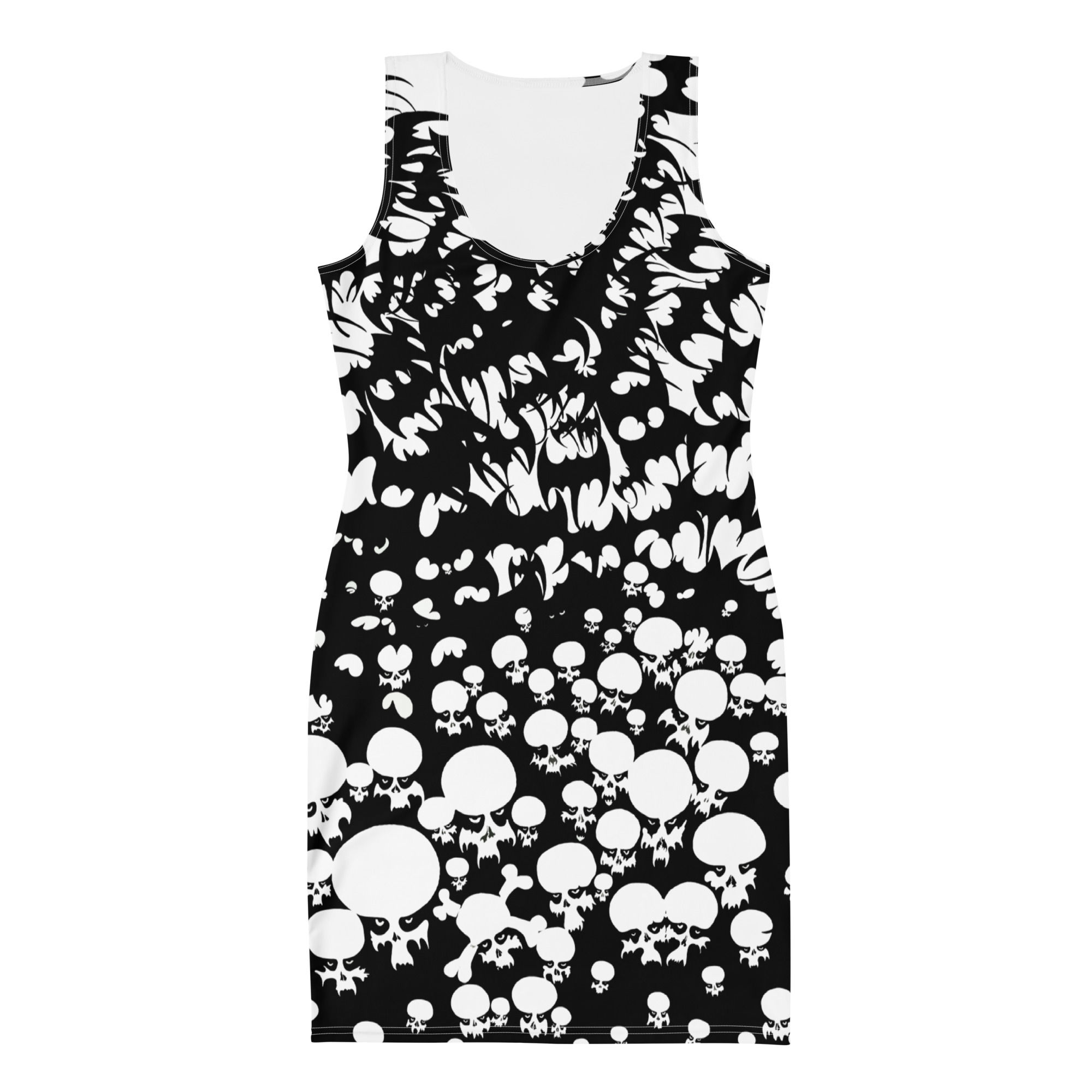 Bat Skull / Bodycon Dress